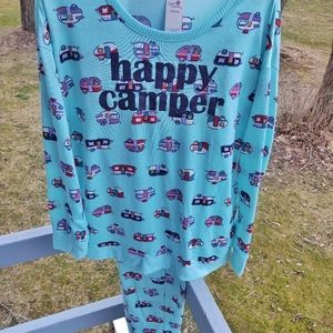 Small pajamas set Happy Camper